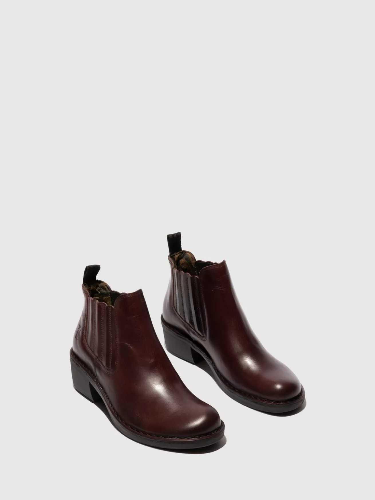 Botins Slip-On Moof103Fly Wine-Fly London Fashion