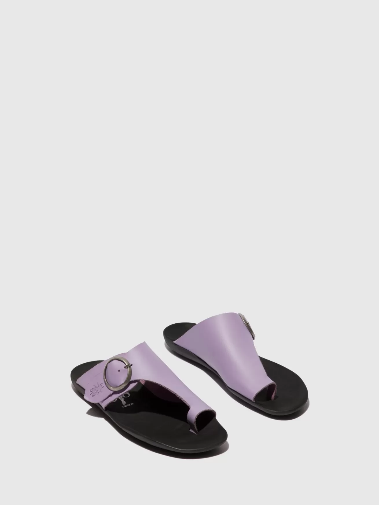 Mules Com Bico Aberto Mica758Fly Violet-Fly London Discount