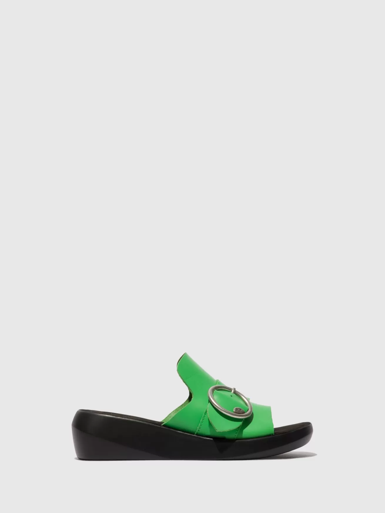 Mules Com Fivela Beyd925Fly Avocado-Fly London Cheap