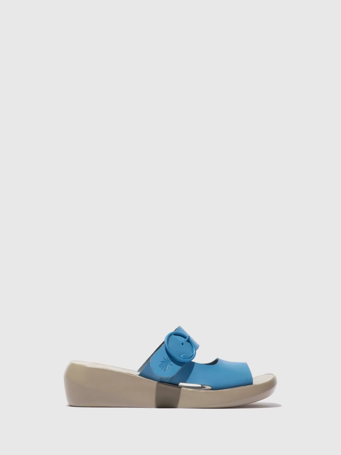 Mules Fivela Bafi029Fly Azul-Fly London Shop