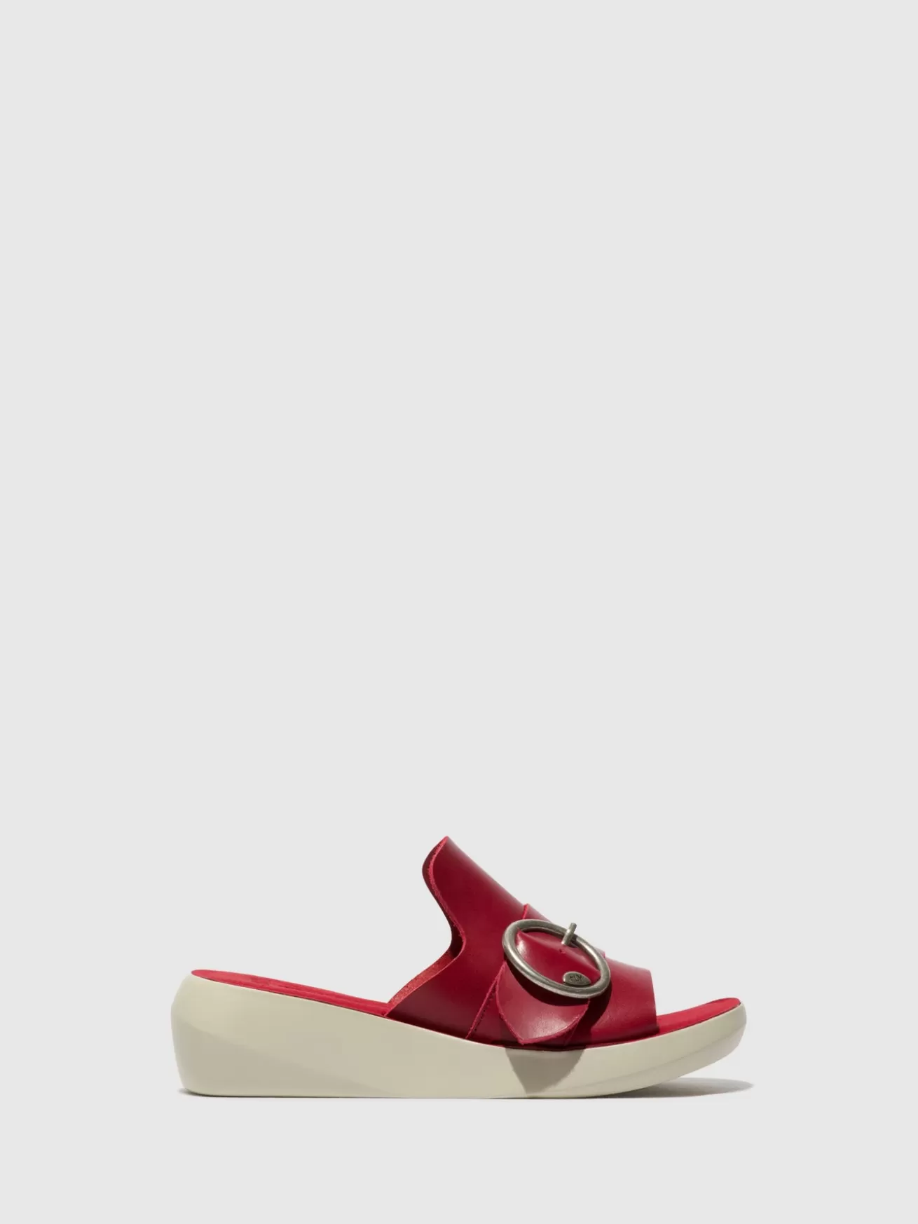 Mules Fivela Beyd925Fly Vermelho-Fly London Shop