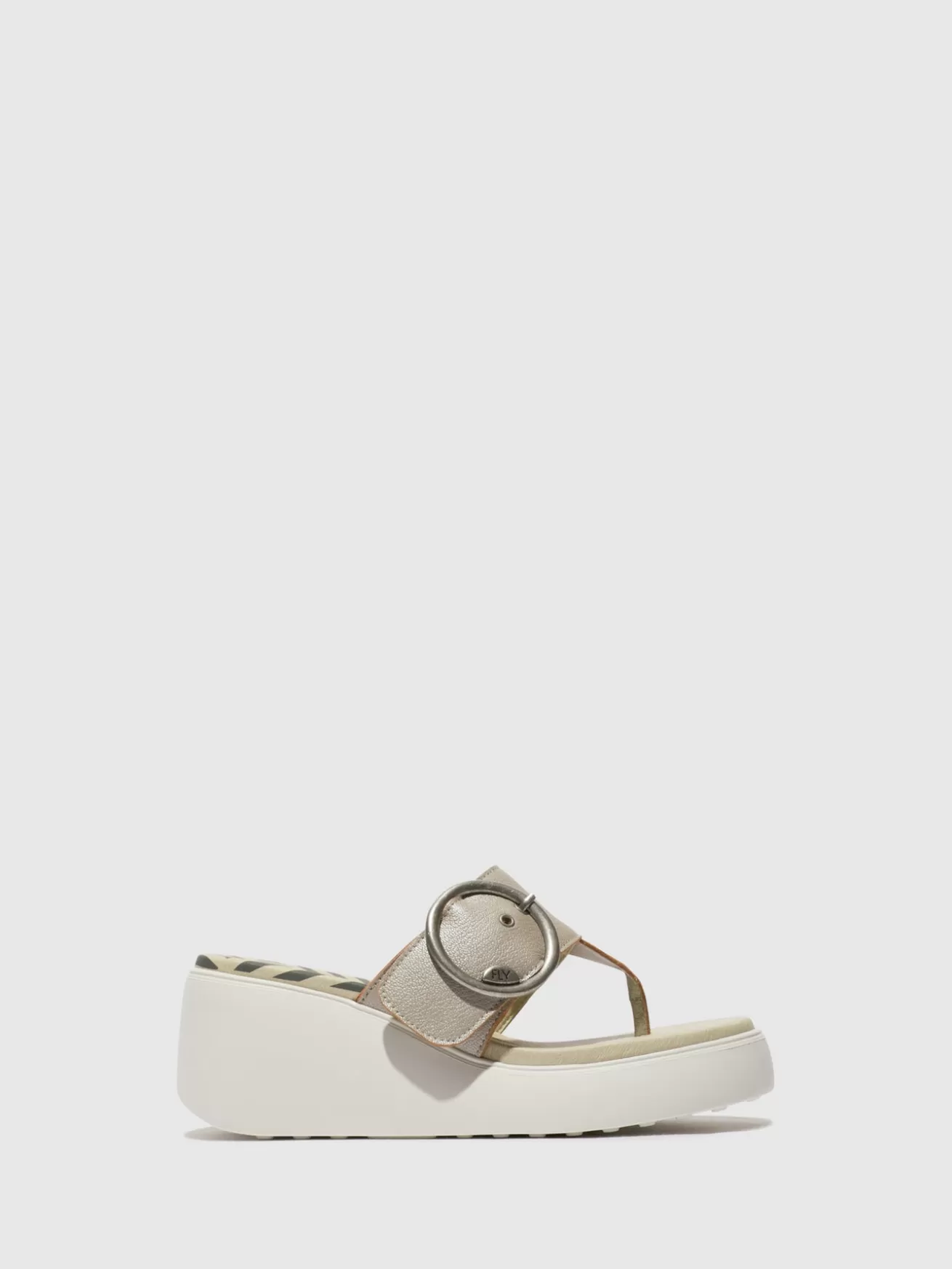 Mules Fivela Dafi938Fly Prata-Fly London Shop