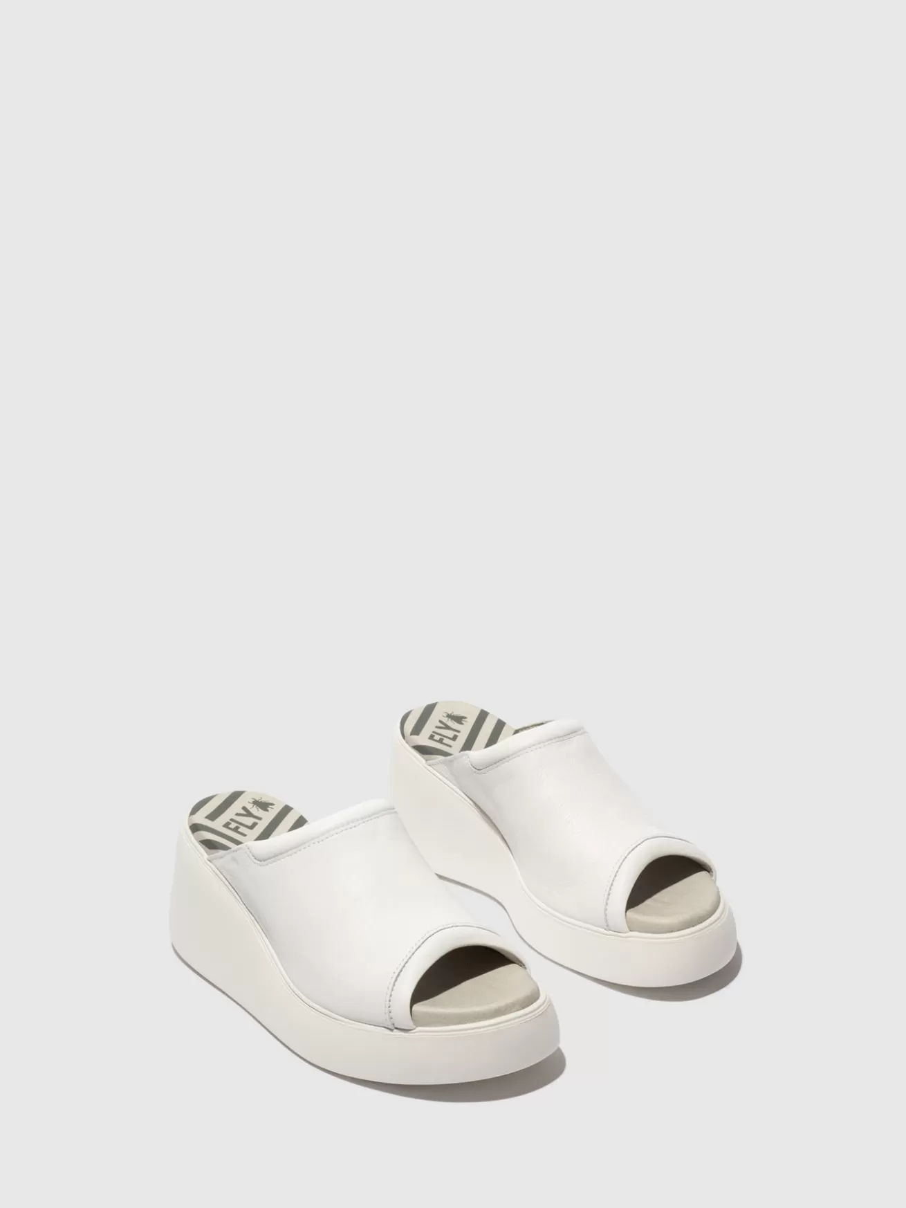 Mules Slip-On Doli042Fly Branco-Fly London Clearance