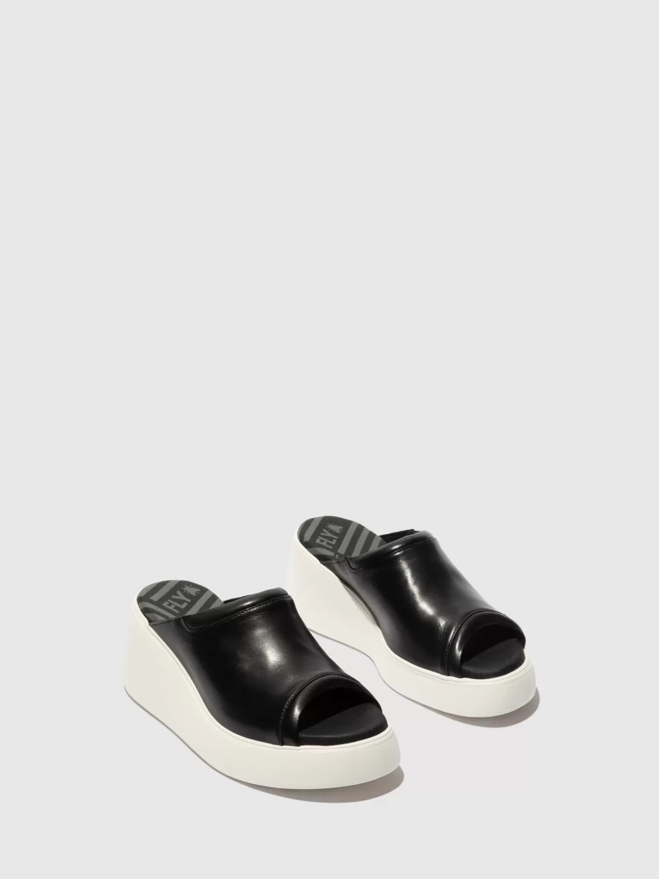 Mules Slip-On Doli042Fly Preto-Fly London Cheap