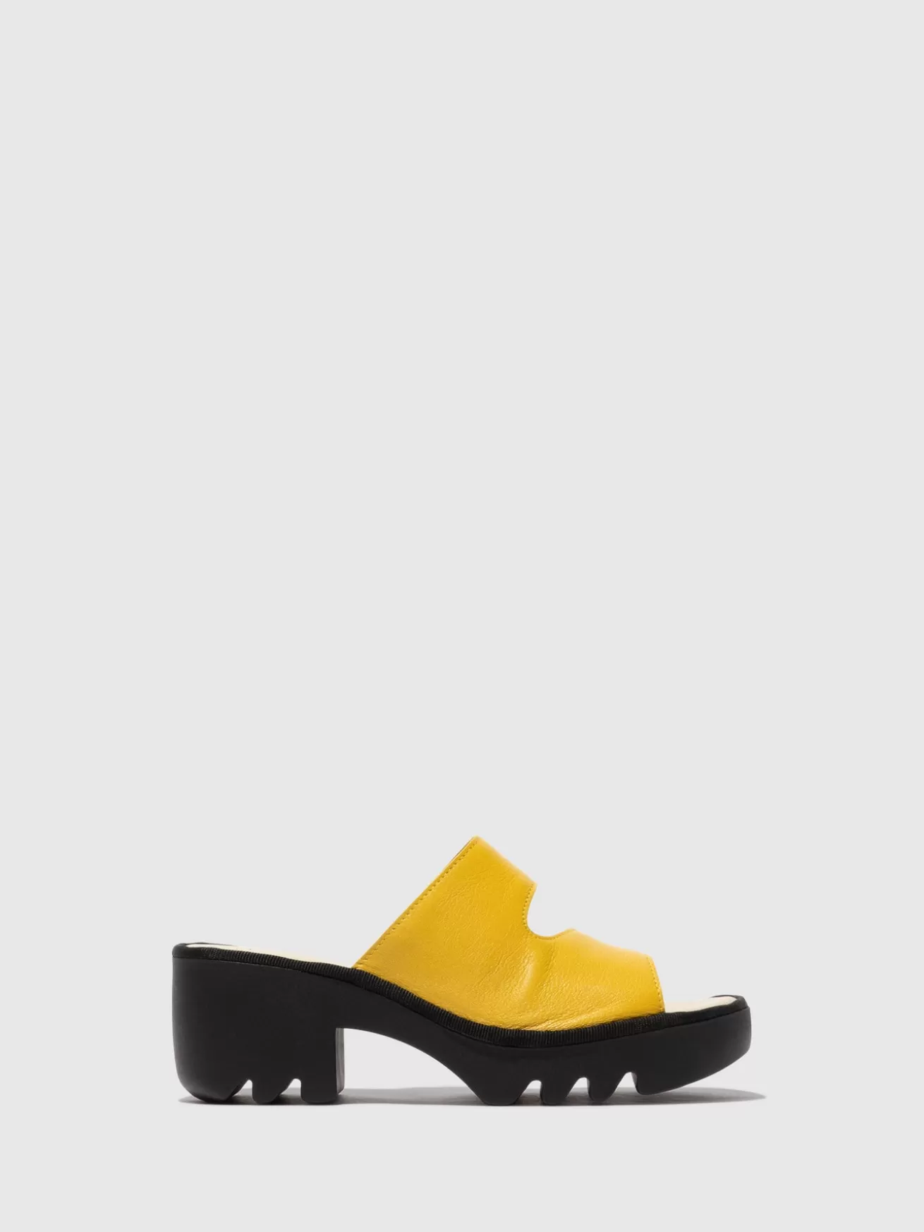 Mules Slip-On Tech493Fly Amarelo-Fly London Outlet