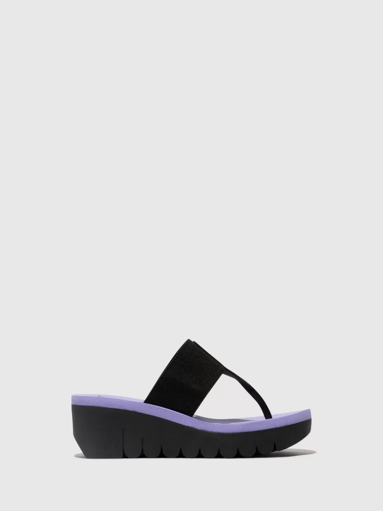 Mules Slip-On Yomu725Fly Preto (Viola)-Fly London Discount