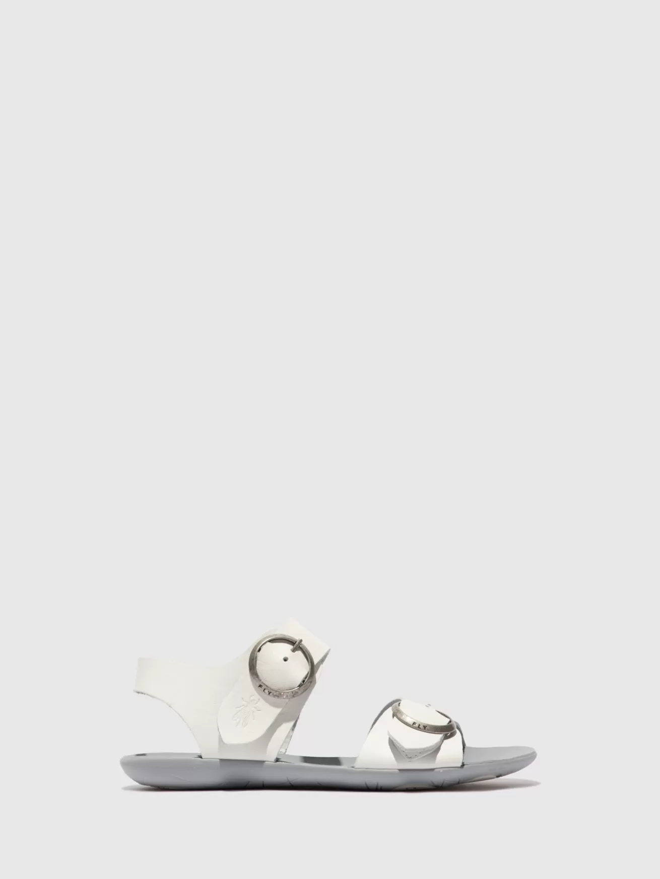 Sandálias Com Fivela Masa757Fly Bridleoff White-Fly London Flash Sale