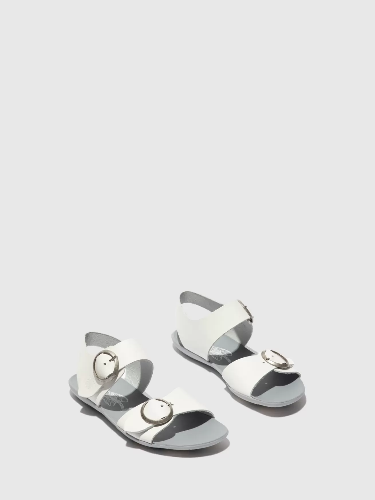 Sandálias Com Fivela Masa757Fly Bridleoff White-Fly London Flash Sale