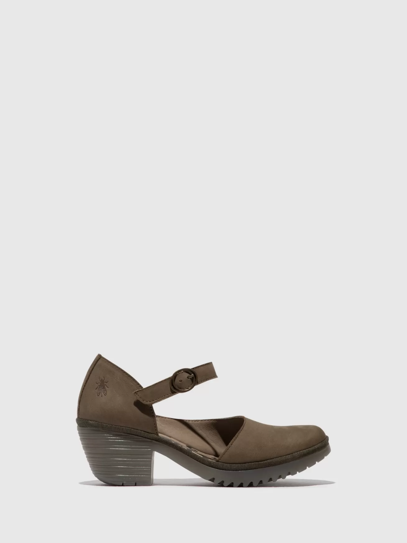 Sandálias Com Fivela Wifo440Fly Khaki-Fly London Online