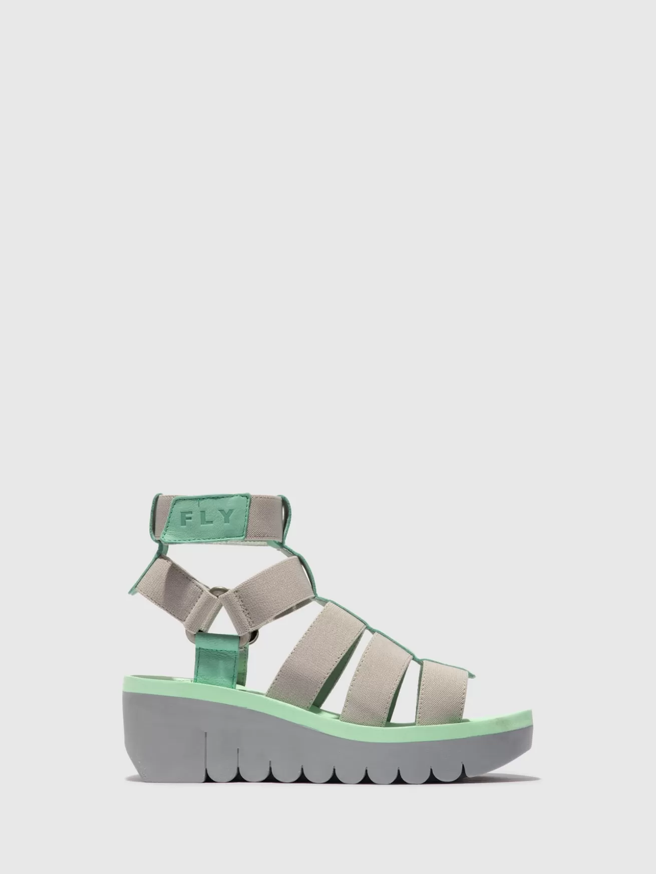 Sandálias De Tiras Yufi032Fly Spearmint/Grey/Spearmint-Fly London Online