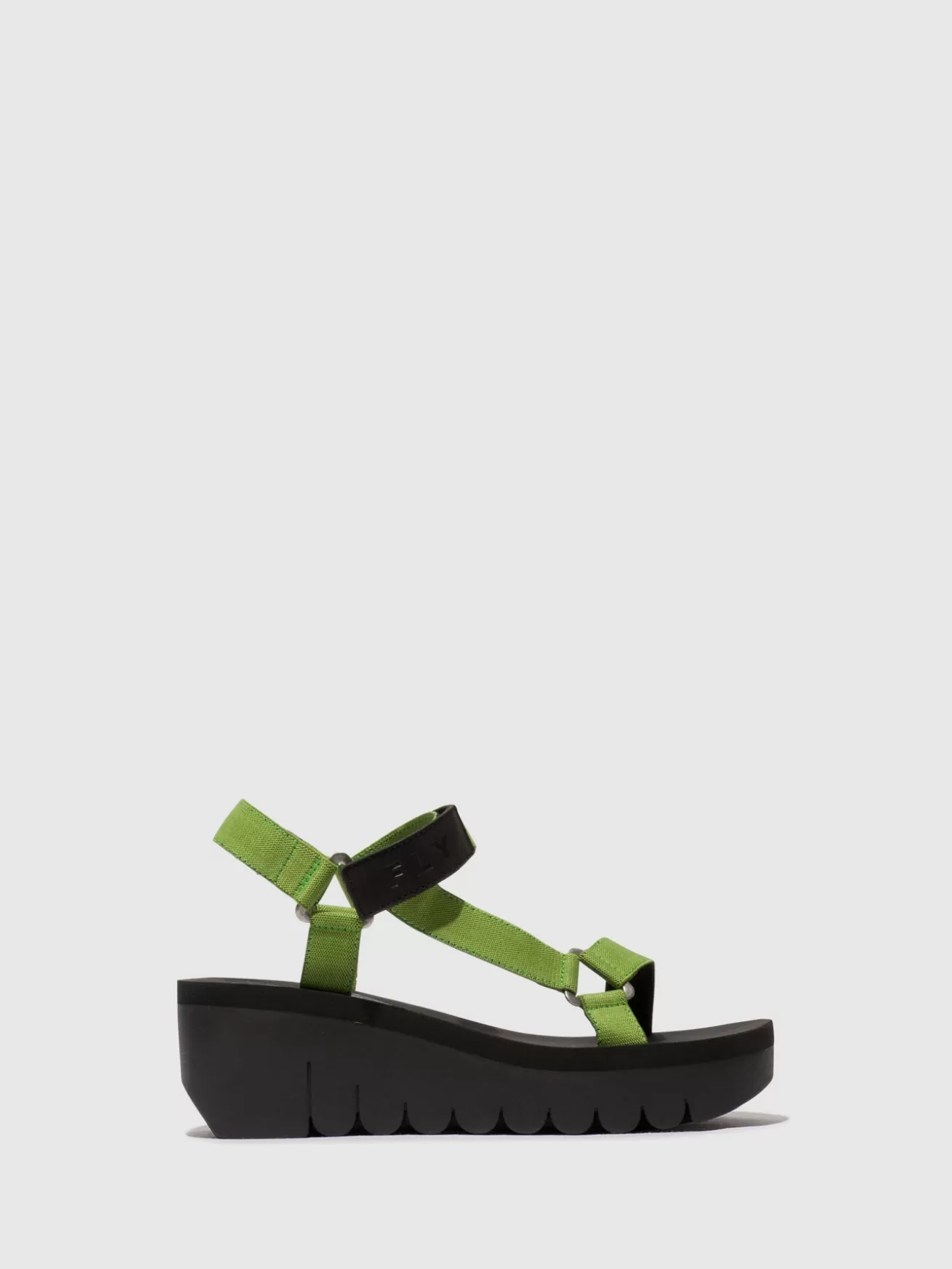 Sandálias De Velcro Yefa726Fly Preto/Abocado (Preto-Fly London Cheap