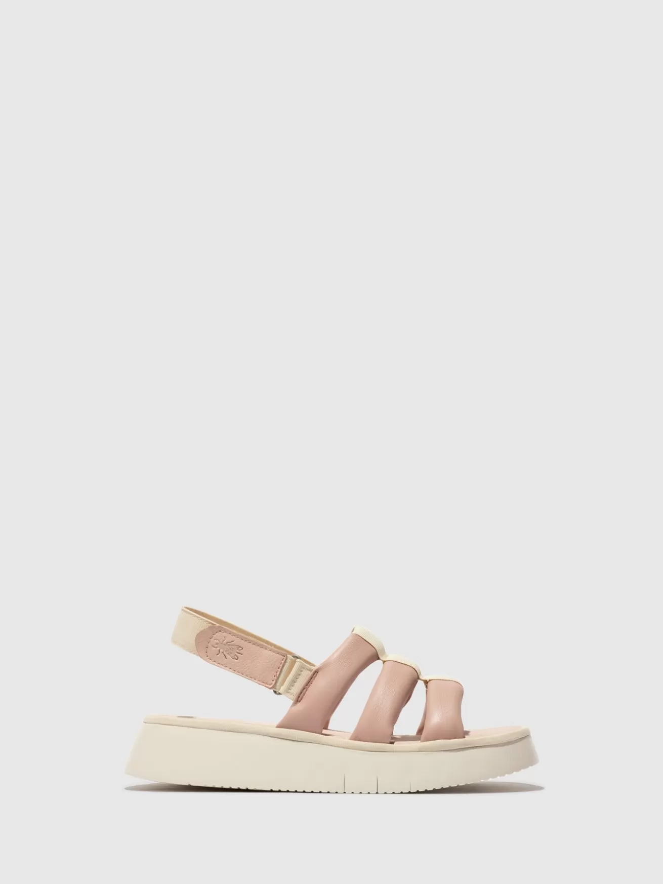 Sandálias Sling Back Cazi468Fly Nude Rosa-Fly London Cheap