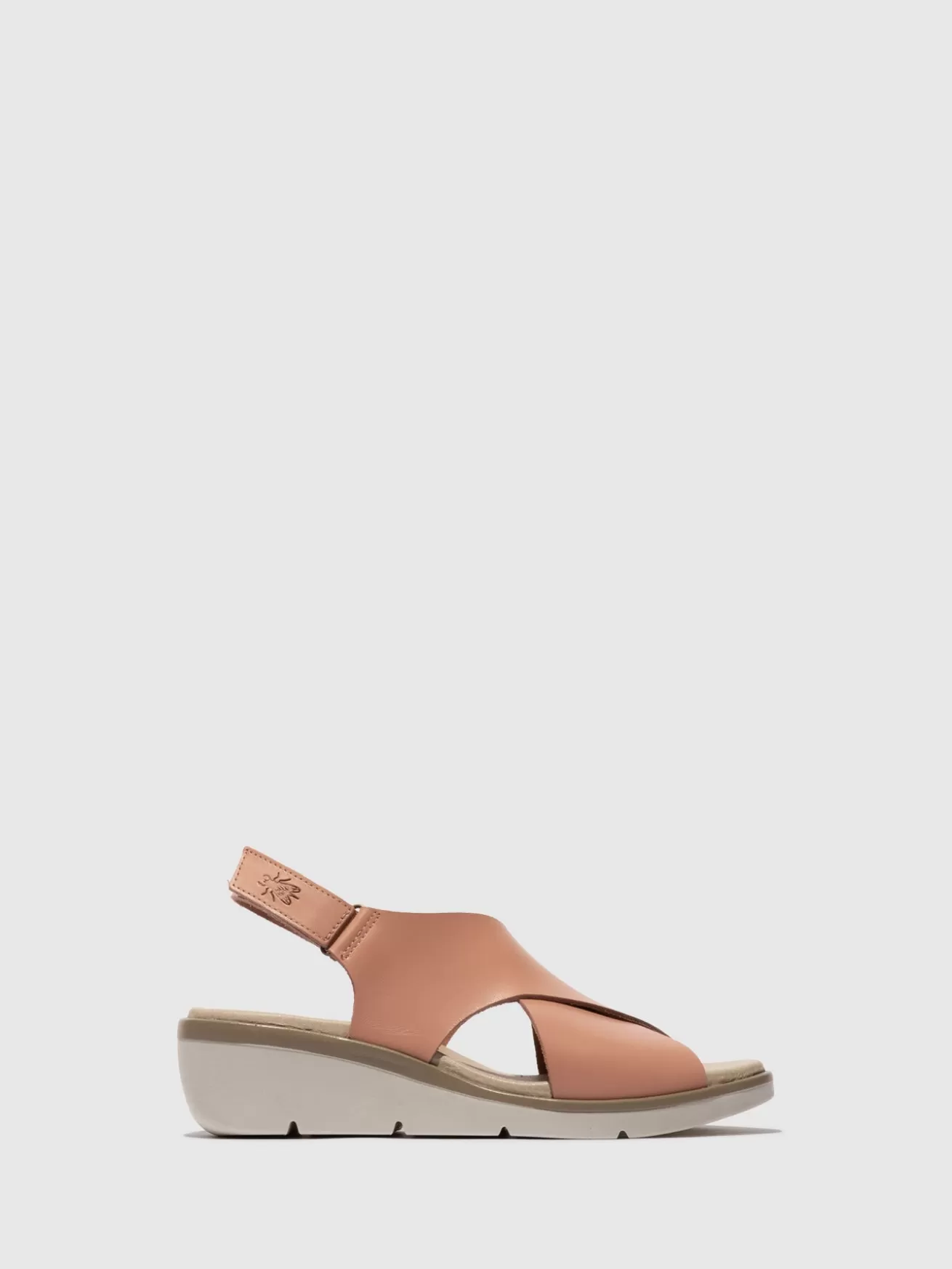 Sandálias Sling Back Nabi058Fly Nude Rosa-Fly London Hot