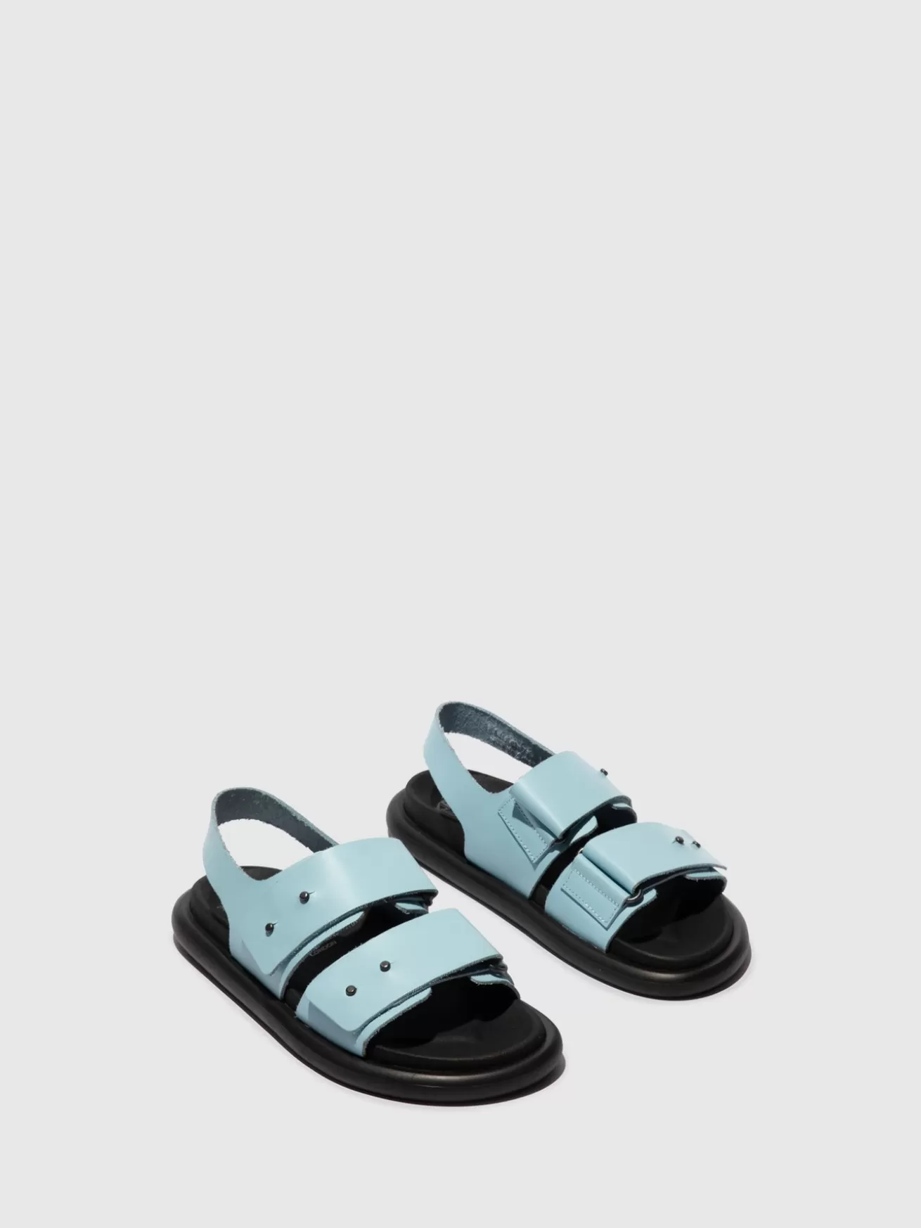 Sandálias Sling Back Pafi070Fly Sky Blue-Fly London Store