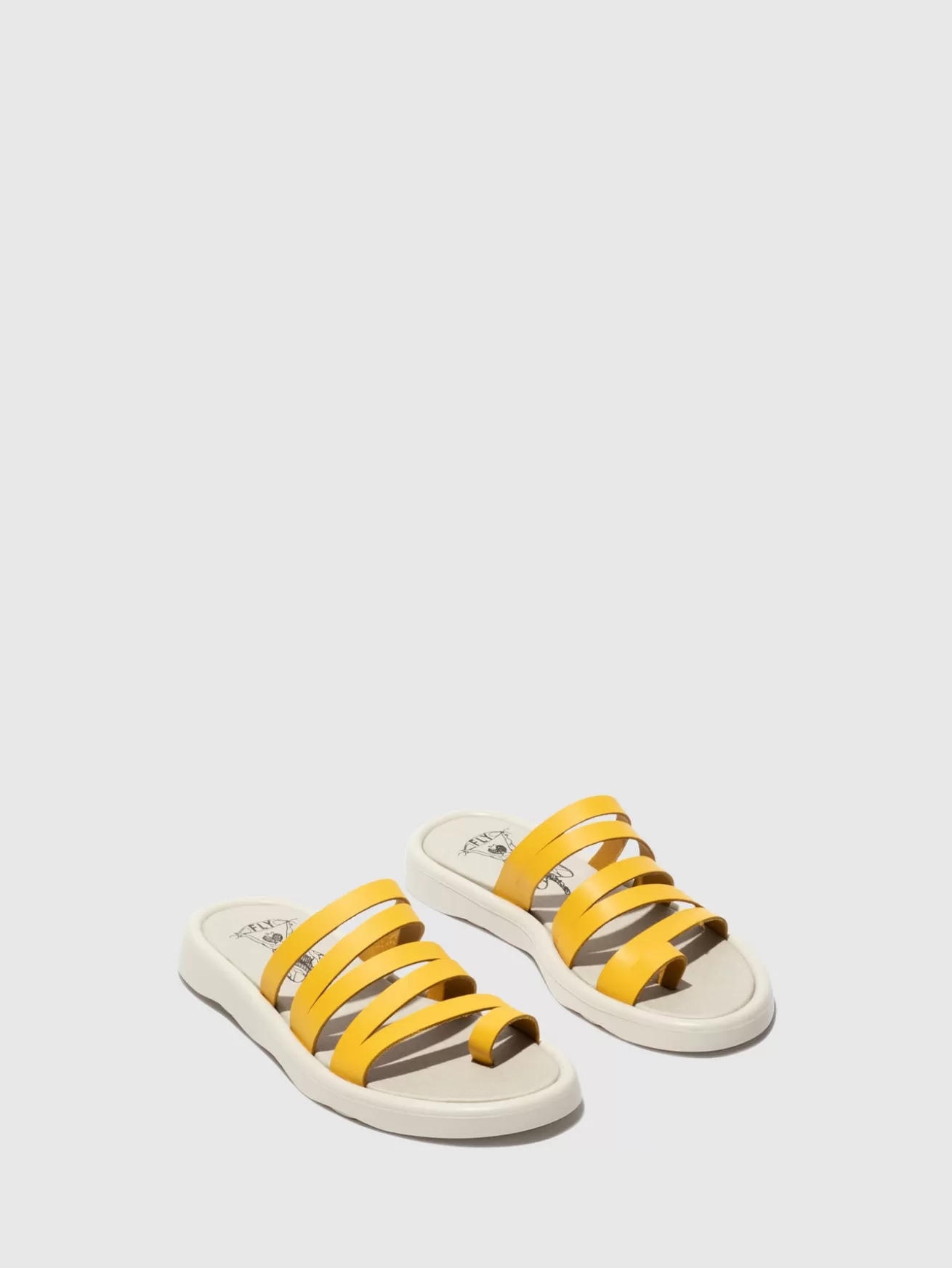 Sandálias Slip-On Tari062Fly Yellow-Fly London Online