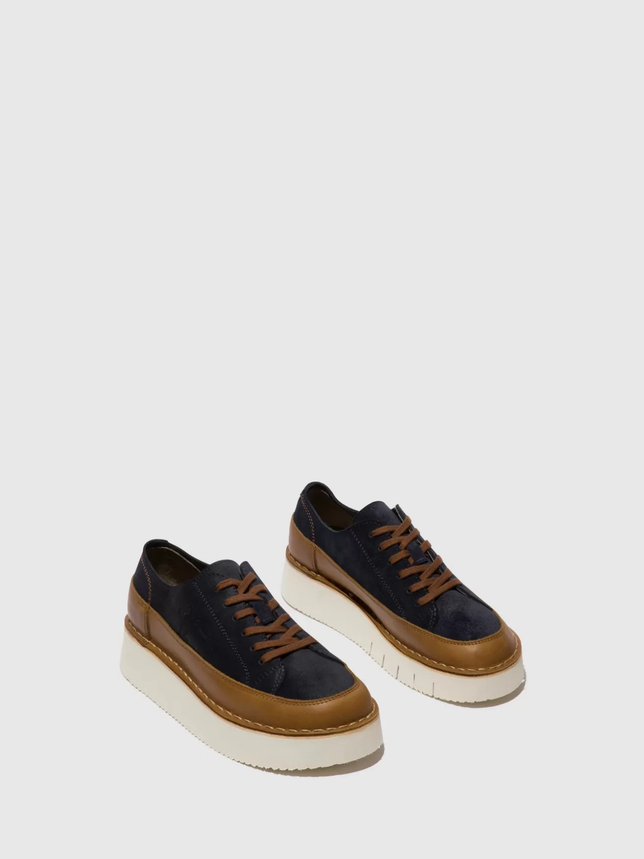 Sapatilhas Com Atacadores Cuda099Fly Camel/Navy-Fly London New