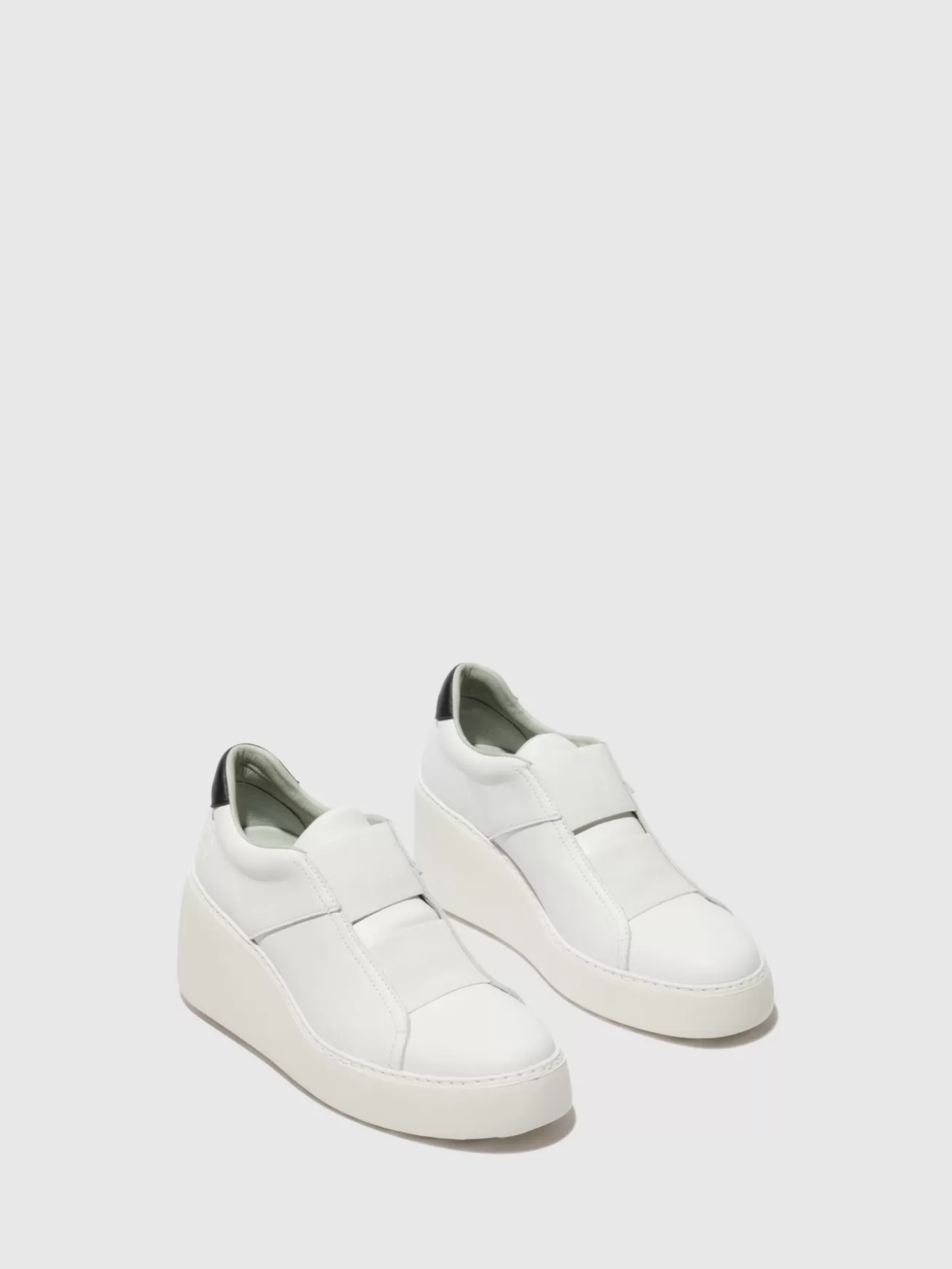 Sapatilhas Elasticas Dito581Fly Branco-Fly London Cheap