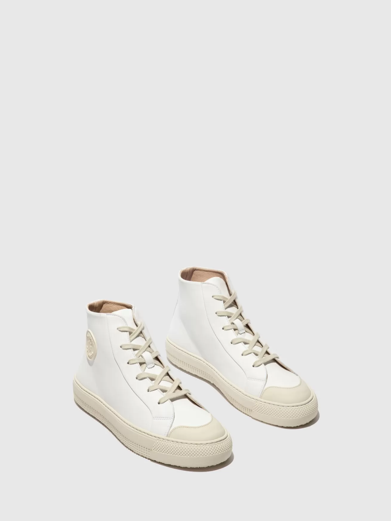 Sapatilhas Hi-Top Topy586Fly Branco-Fly London Sale