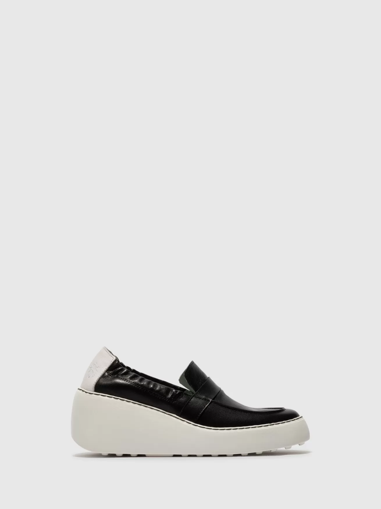 Sapatilhas Slip-On Duli620Fly Preto/Branco-Fly London New