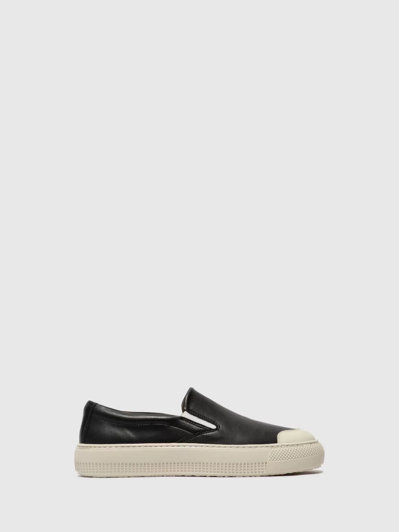 Sapatilhas Slip-On Toaf584Fly Preto-Fly London Outlet