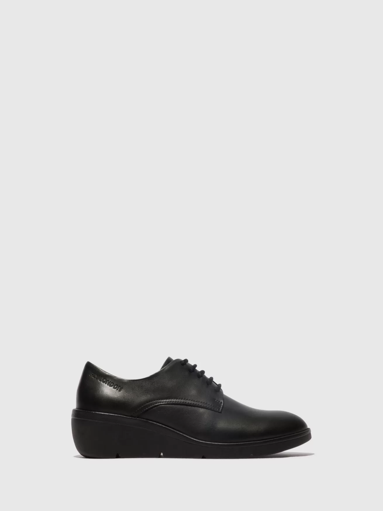 Sapatos Com Cordoes Nepe548Fly Preto-Fly London Hot