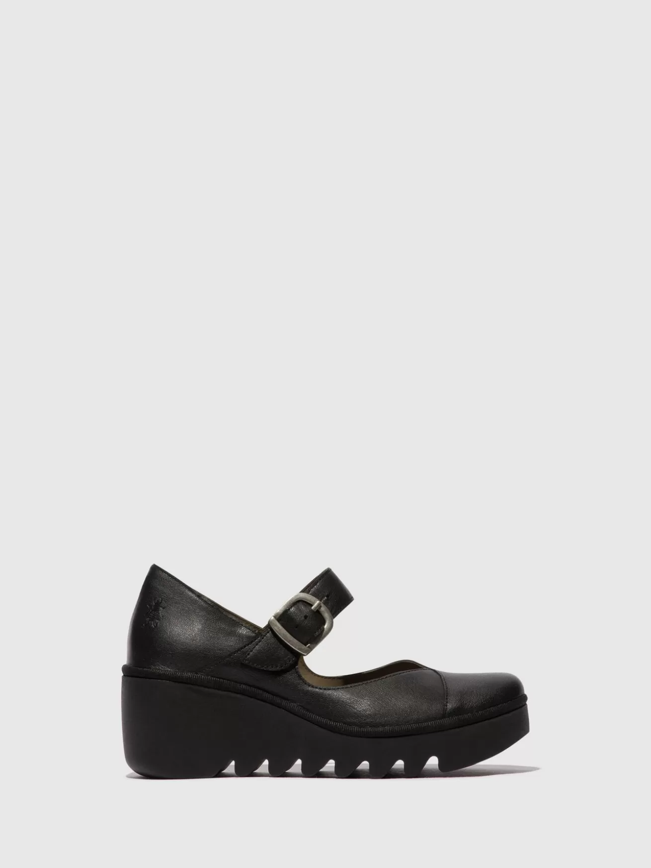 Sapatos Com Fivela Baxe428Fly Preto-Fly London Sale