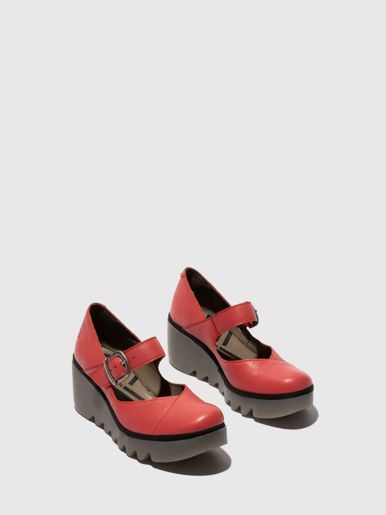 Sapatos Com Fivela Baxe428Fly Raspberry-Fly London Outlet