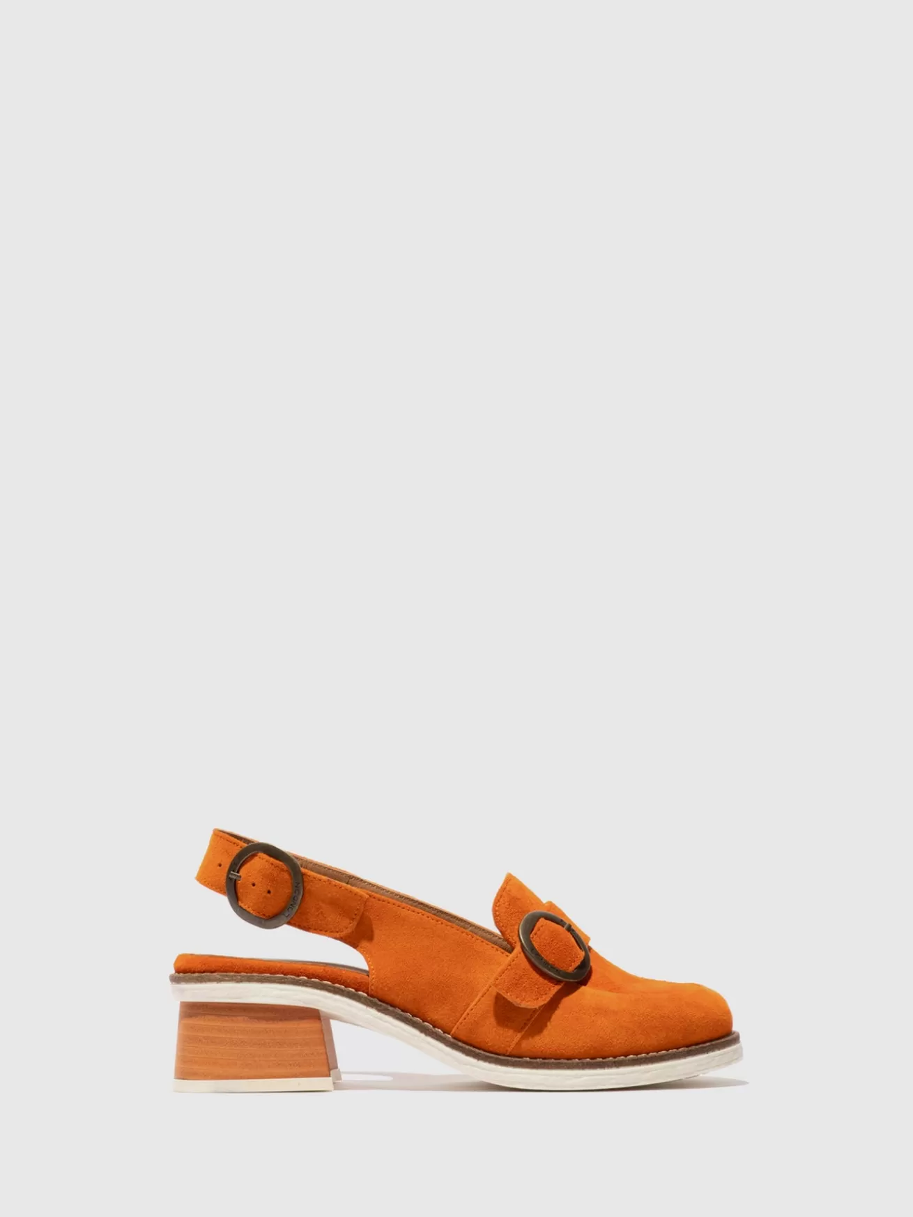 Sapatos Com Fivela Cuth094Fly Orange-Fly London Clearance