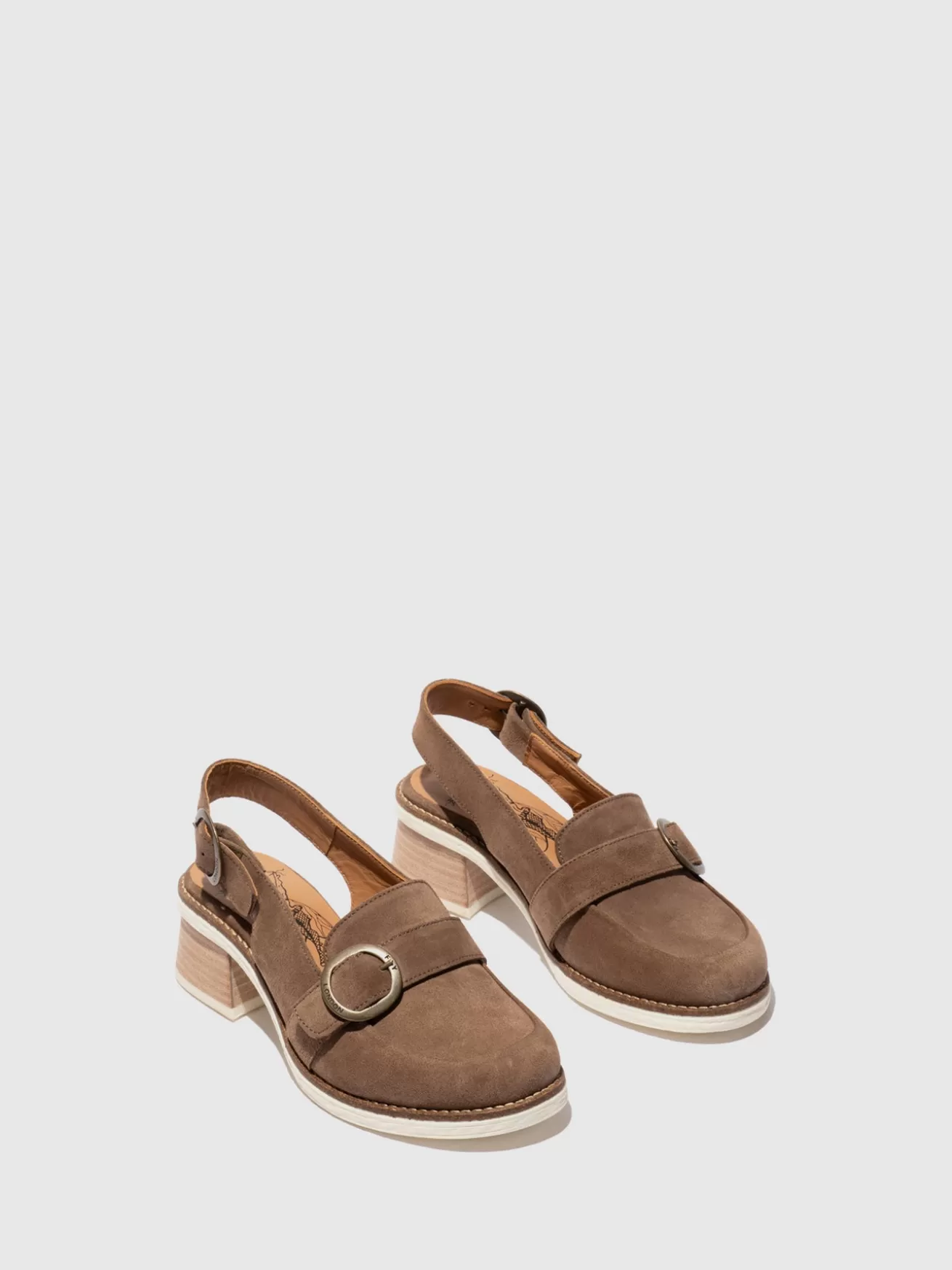 Sapatos Com Fivela Cuth094Fly Taupe-Fly London Flash Sale