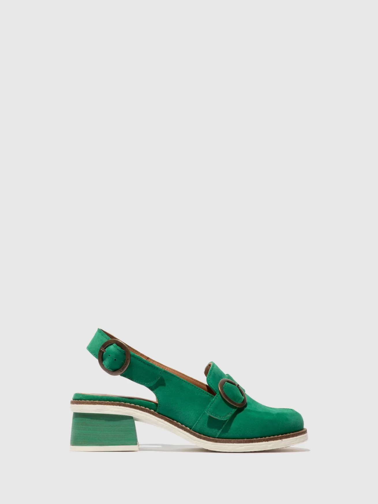 Sapatos Com Fivela Cuth094Fly Verde-Fly London Best