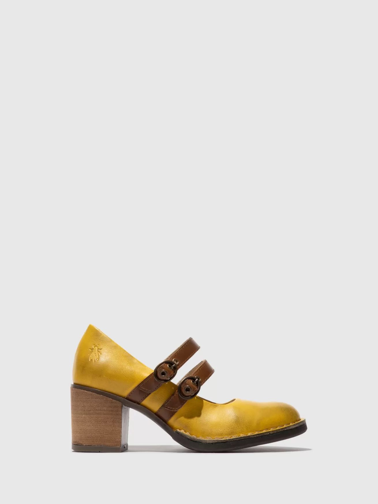 Sapatos Com Fivela Dupla Baly106Fly Amarelo/Camel-Fly London Cheap