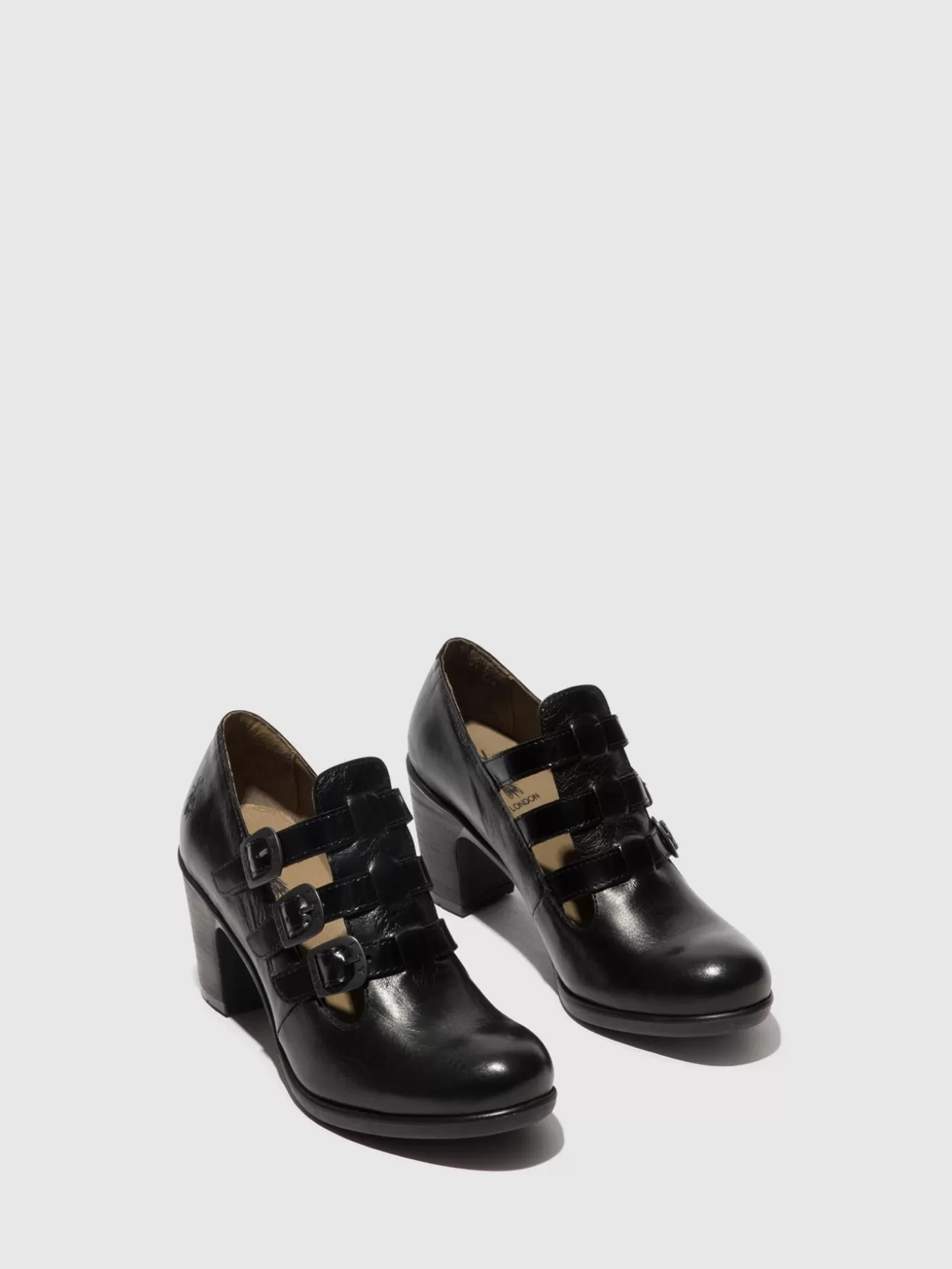 Sapatos Com Fivela Kacy011Fly Preto-Fly London Best Sale