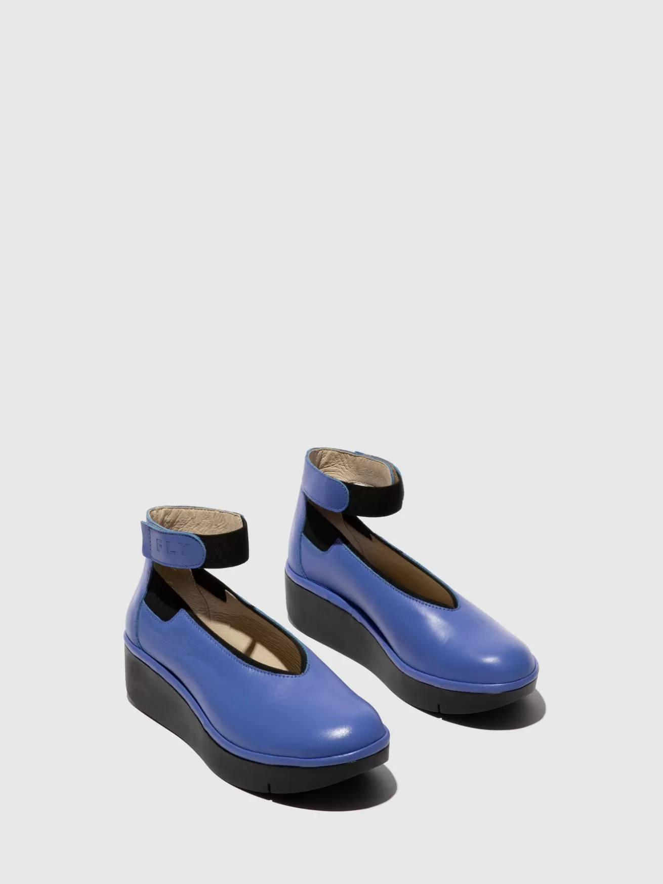 Sapatos Com Tira No Tornozelo Jozi499Fly Blue-Fly London Best Sale