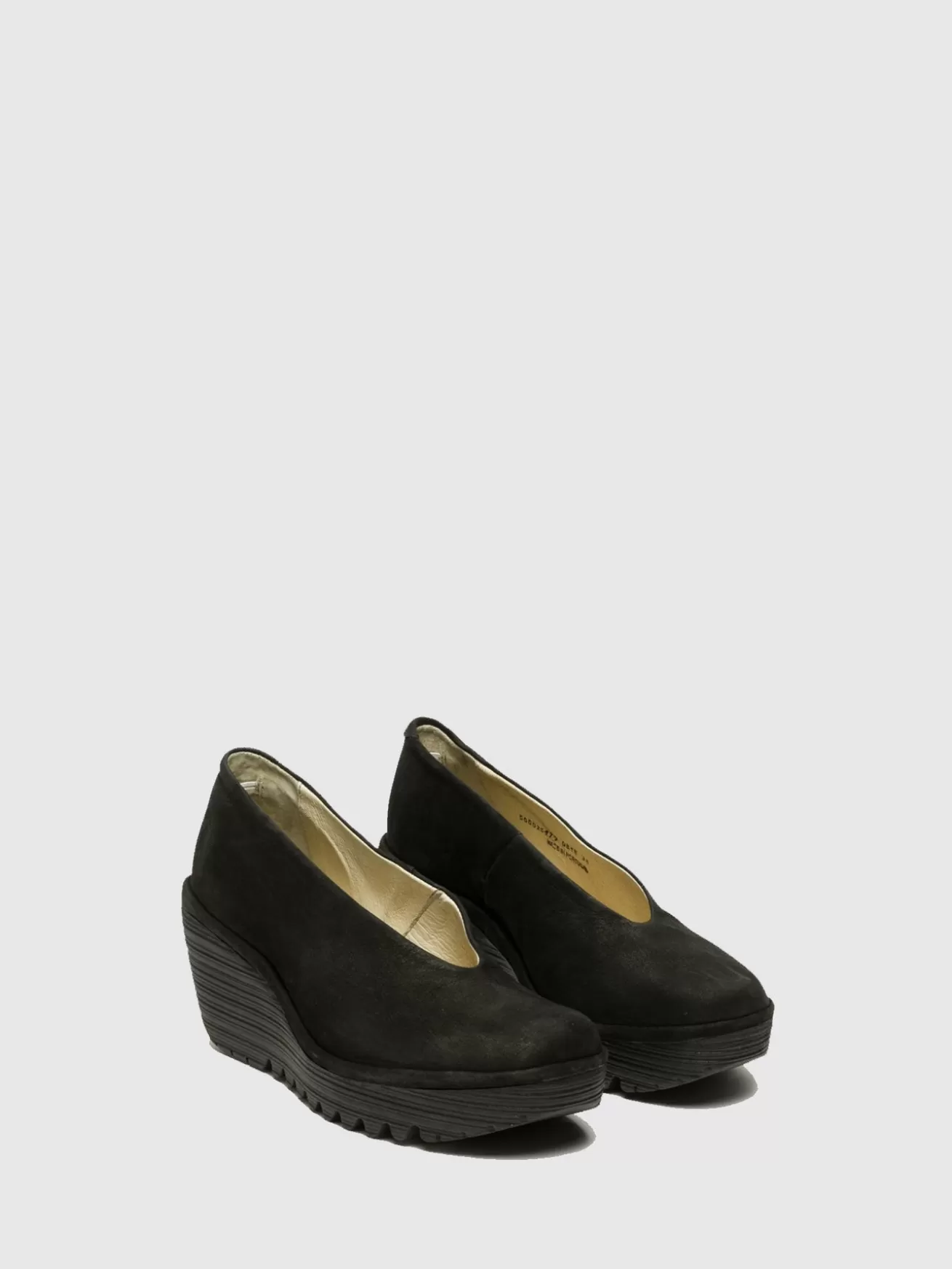 Sapatos De Cunha Yaz Preto-Fly London Cheap