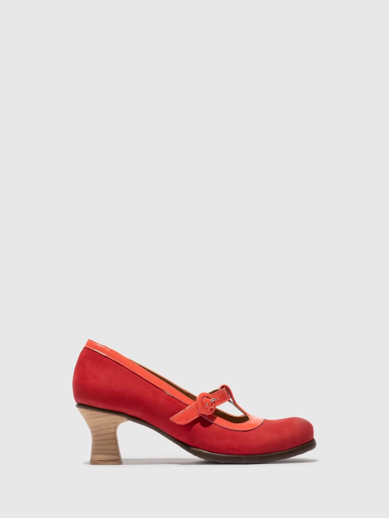 Sapatos De Salto Begi085Fly Scarlet/Scarlet-Fly London Fashion