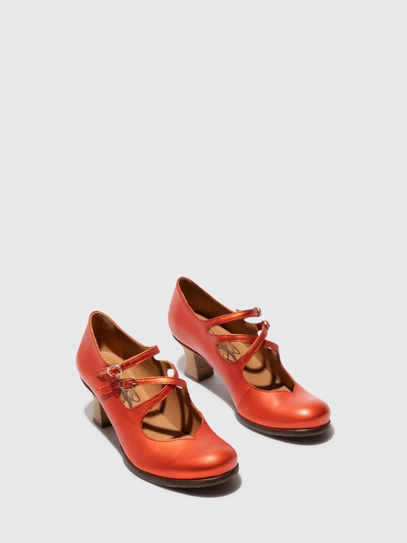 Sapatos De Salto Biwi088Fly Vermelho-Fly London Flash Sale