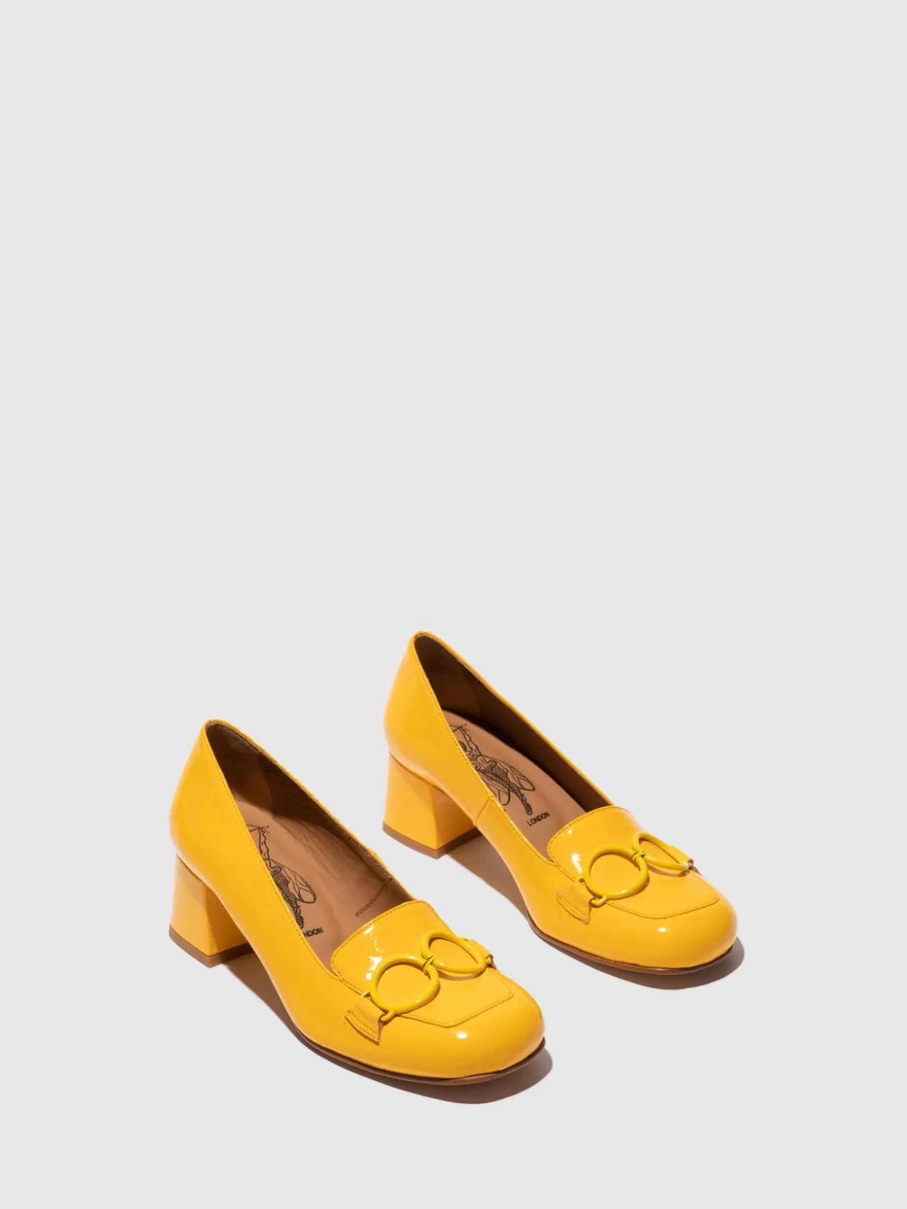 Sapatos De Salto Sivi081Fly Amarelo-Fly London Online