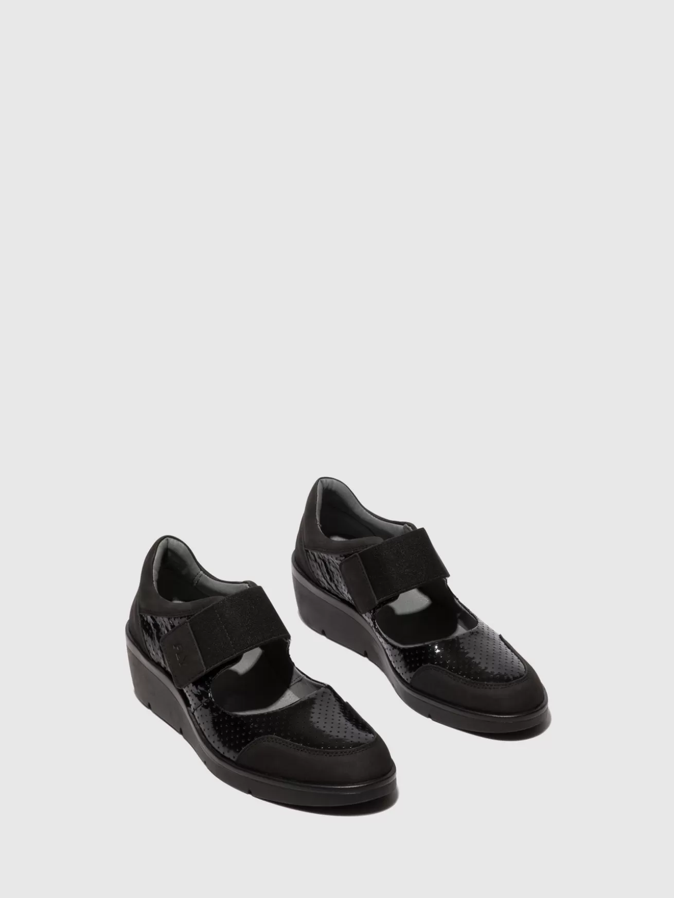 Sapatos De Velcro Naje583Fly Preto-Fly London Flash Sale