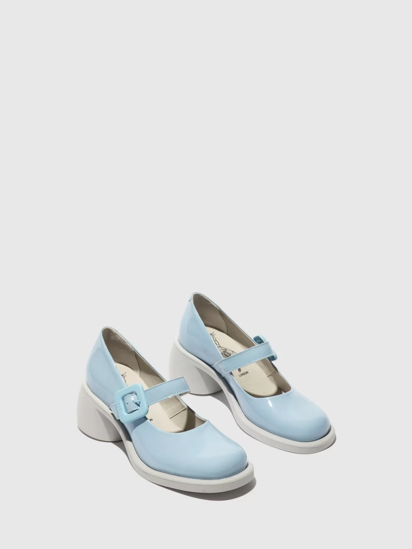 Sapatos Mary Jane Huvi044Fly Azul Ceu-Fly London Cheap