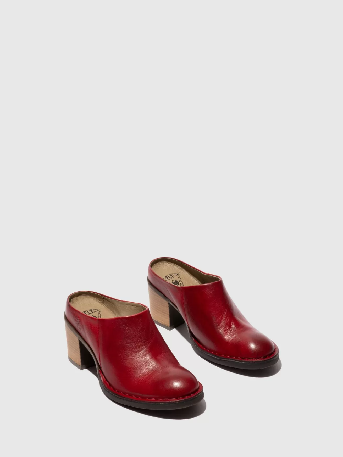 Sapatos Slip-On Bril105Fly Vermelho-Fly London Shop