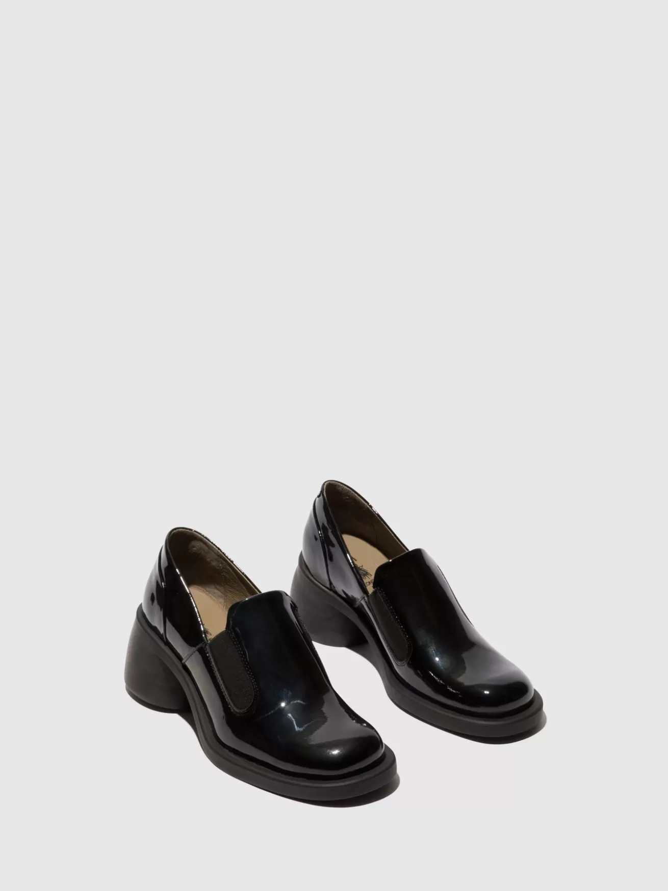 Sapatos Slip-On Huch004Fly Atlantis Preto-Fly London Store