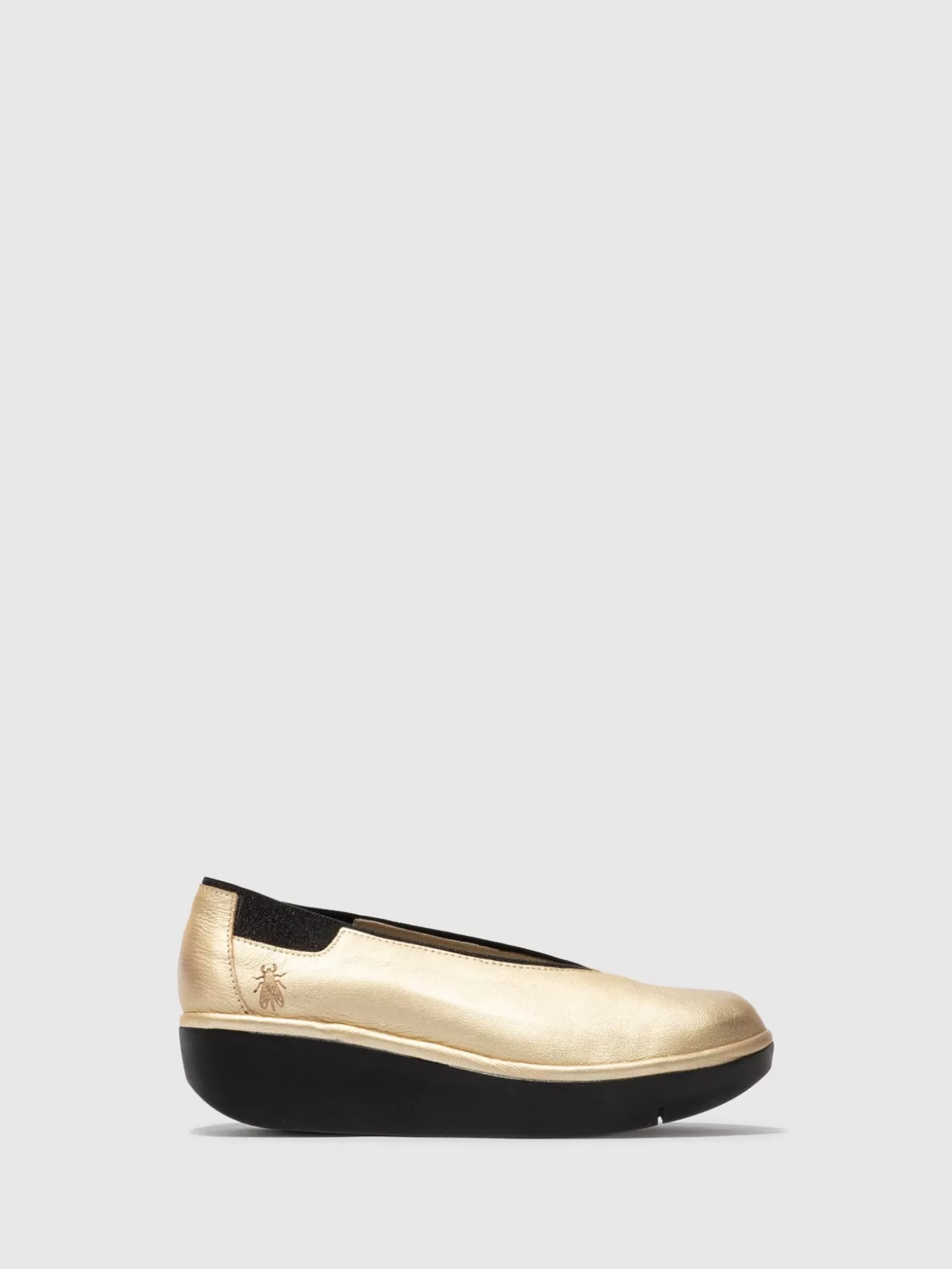 Sapatos Slip-On Jury470Fly Light Gold-Fly London New