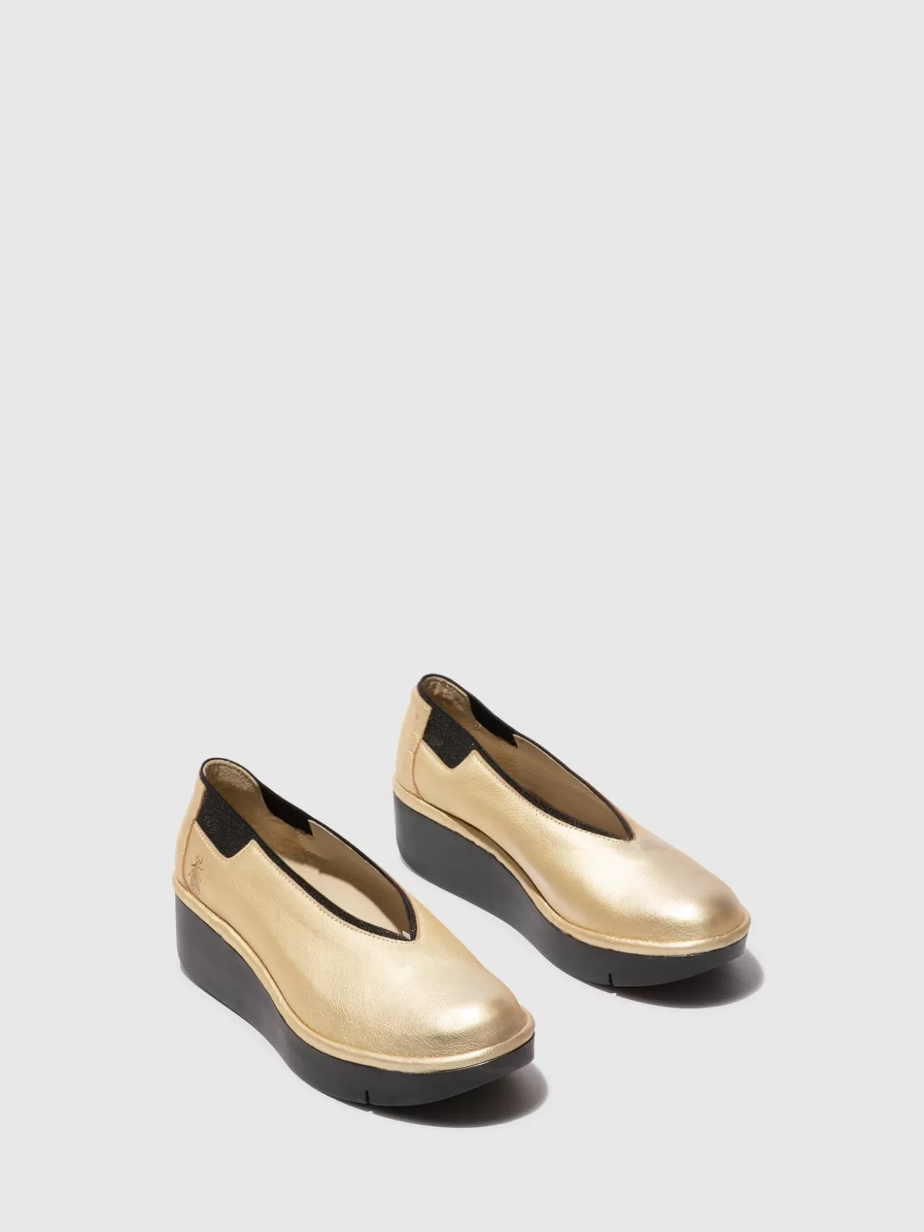 Sapatos Slip-On Jury470Fly Light Gold-Fly London New