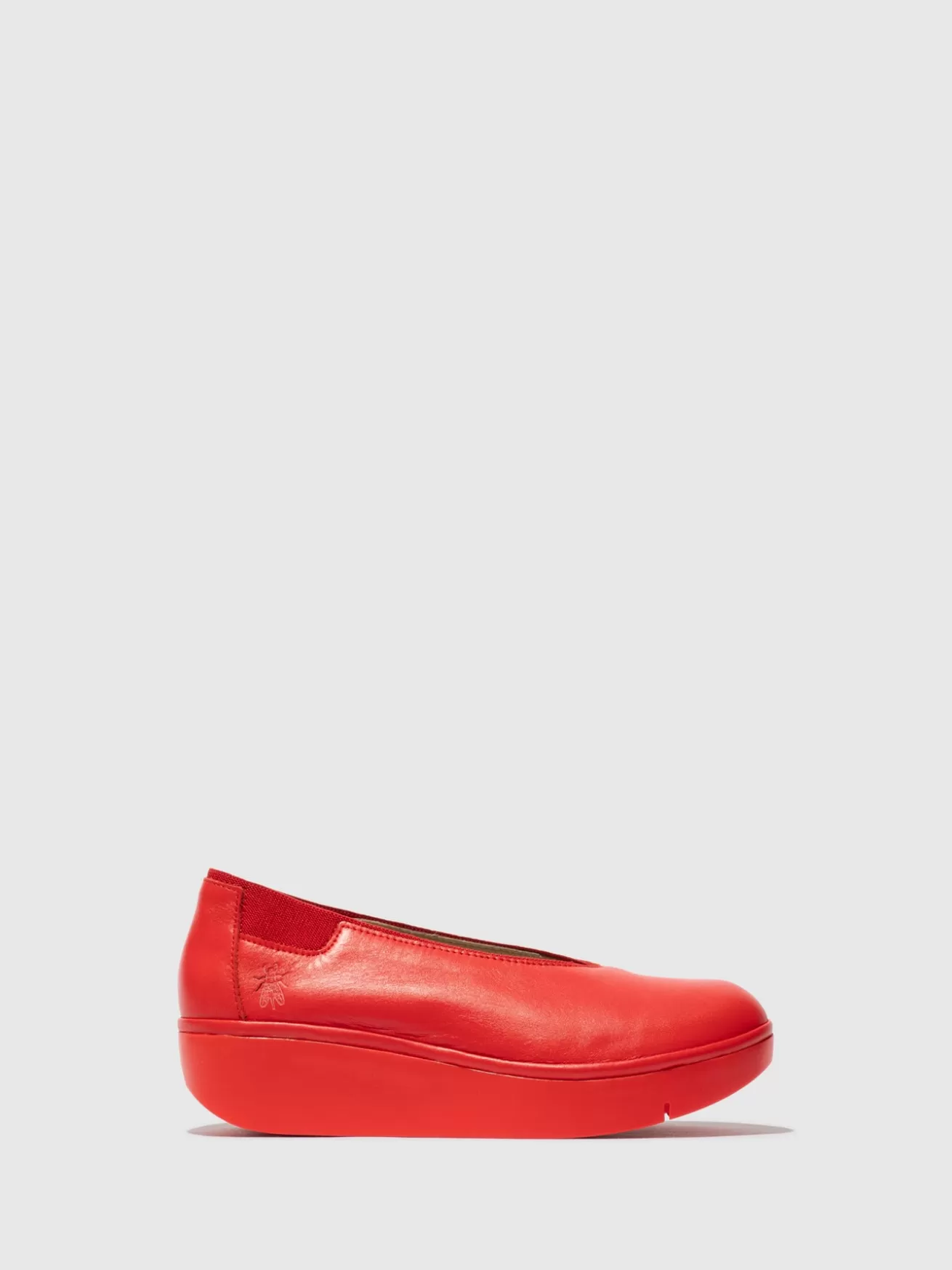 Sapatos Slip-On Jury470Fly Vermelho-Fly London Best Sale