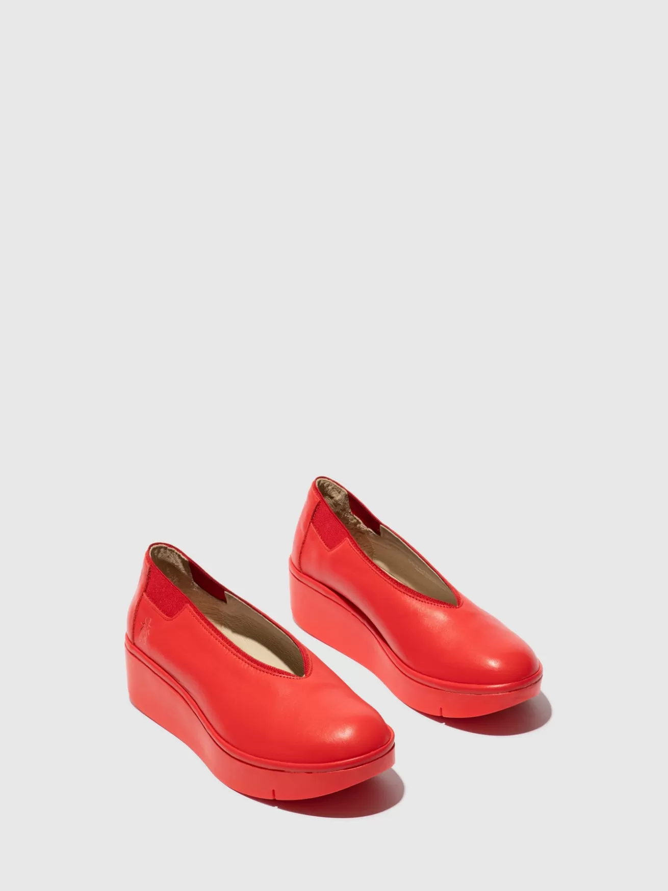 Sapatos Slip-On Jury470Fly Vermelho-Fly London Best Sale