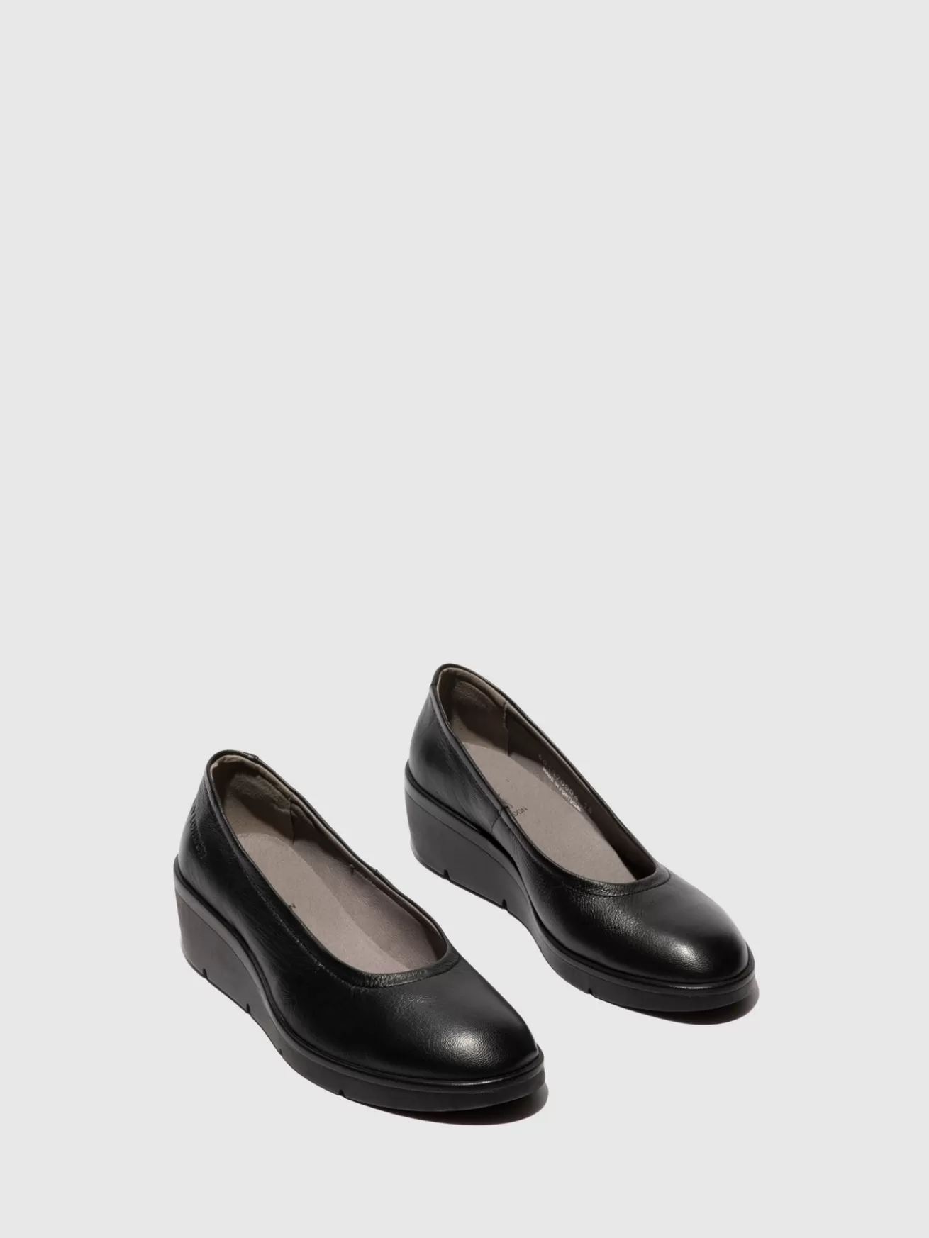 Sapatos Slip-On Numa570Fly Mousse Preto-Fly London Outlet