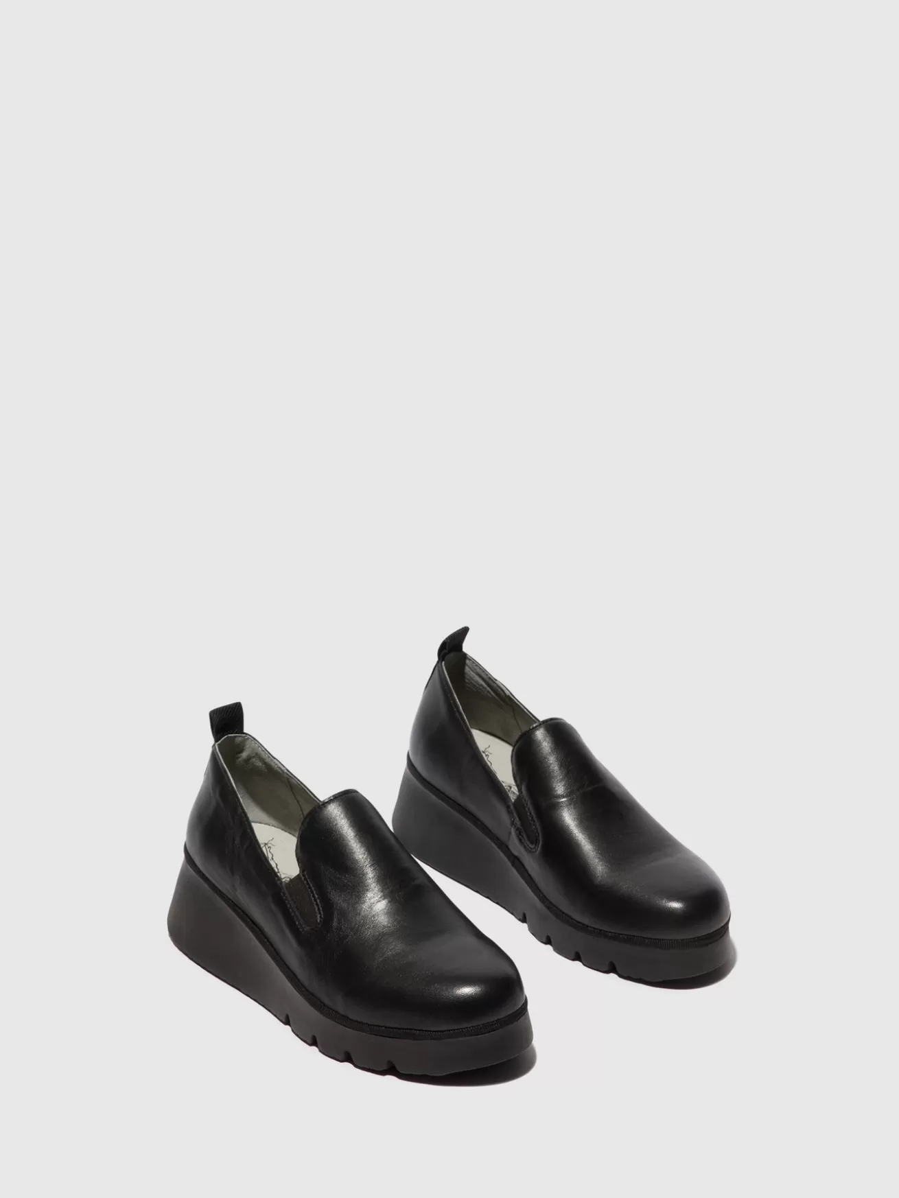 Sapatos Slip-On Pece406Fly Preto-Fly London Hot