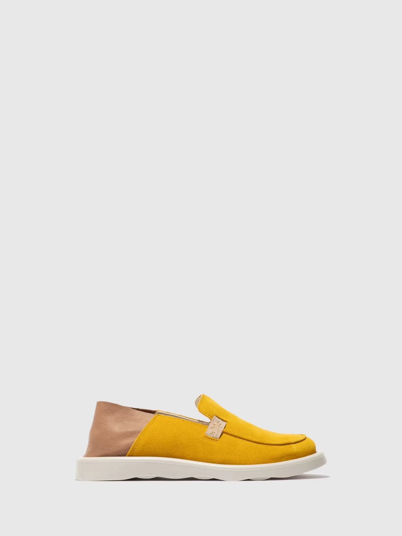 Sapatos Slip-On Tevi060Fly Amarelo/Taupe-Fly London Fashion