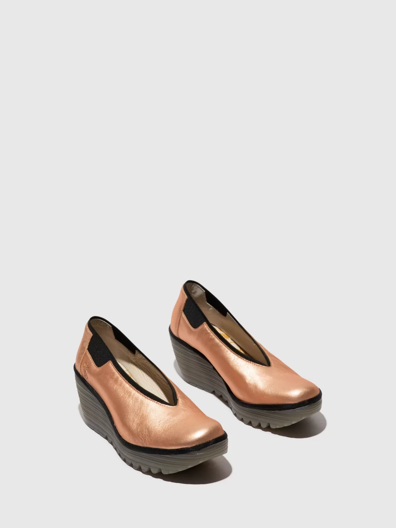 Sapatos Slip-On Yoza438Fly Blush Gold-Fly London Flash Sale